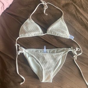 Cream “Crochet” Bikini Set
